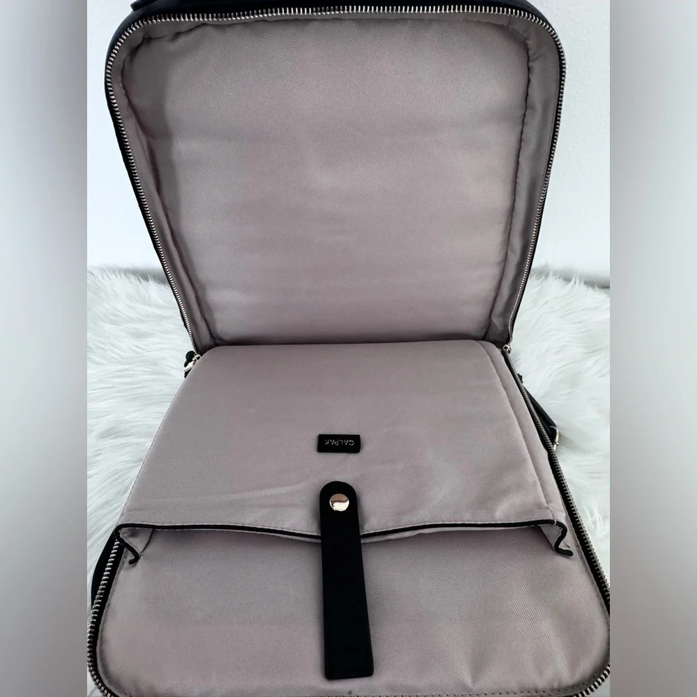 Calpak Kaya 15 inch Laptop Travel Backpack in Black - Picture 8 of 13